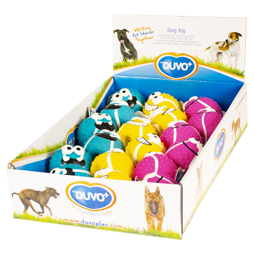 weitere Abbildung Duvo+ Hundespielzeug Latex Tennisball Smiley