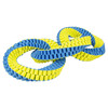 Duvo+ Hundespielzeug Nylon Triple Hoop blau/gelb Abbildung 1