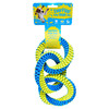 Duvo+ Hundespielzeug Nylon Triple Hoop blau/gelb Abbildung 2