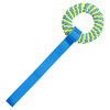 Duvo+ Hundespielzeug Nylon Tug Hoop blau/gelb Abbildung 1