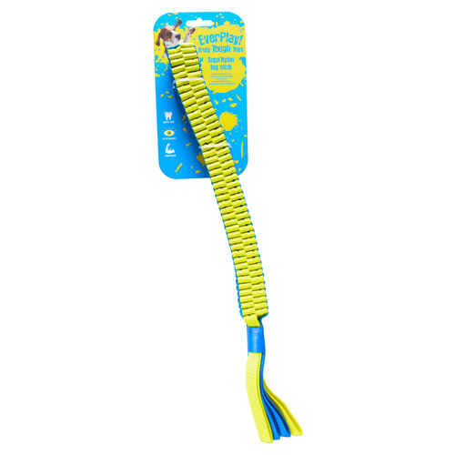 weitere Abbildung Duvo+ Hundespielzeug Nylon Tug Stick blau/gelb