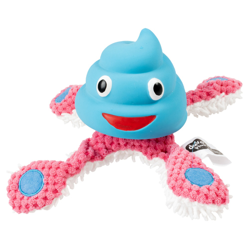 Duvo+ Hundespielzeug Octopus Plüsch/Latex blau/rosa