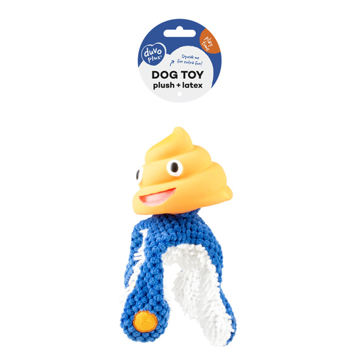 weitere Abbildung Duvo+ Hundespielzeug Octopus Plsch/Latex orange/blau