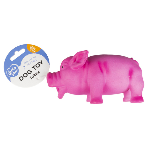 Duvo+ Hundespielzeug Oinking Schwein Latex, Maße: 10 cm