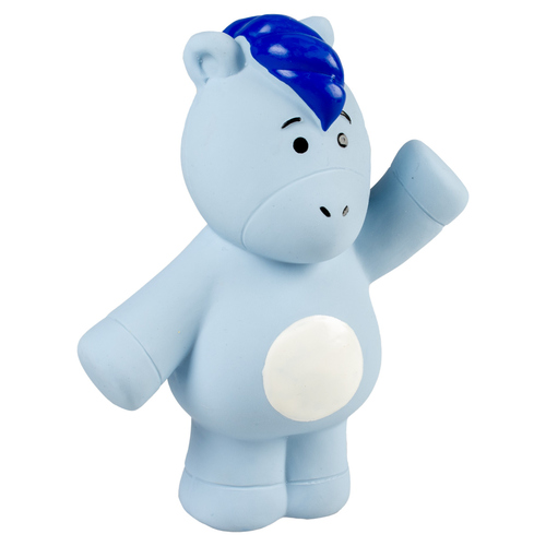 Duvo+ Hundespielzeug Pferd Handzeichen aus Latex blau