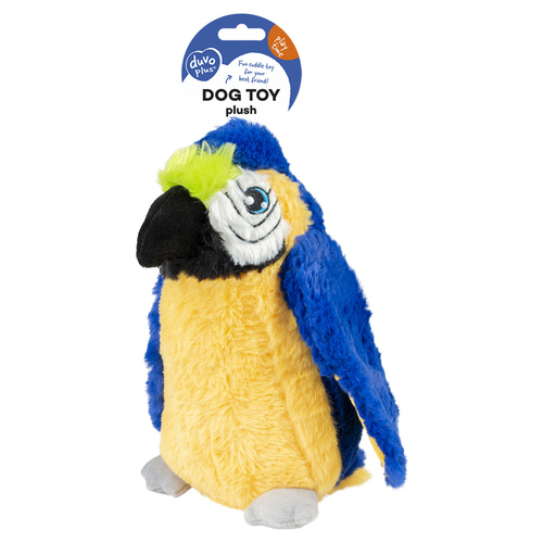 weitere Abbildung Duvo+ Hundespielzeug Plsch Ara Ararauna cuddle gelb/blau