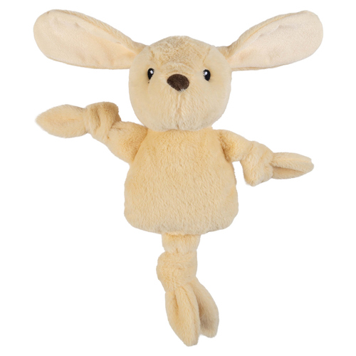 Duvo+ Hundespielzeug Plüsch Pawbies knisterndes Kaninchen beige