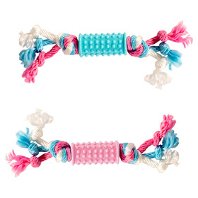 Abbildung Duvo+ Hundespielzeug Puppy TPR Stick mit Baumwolle