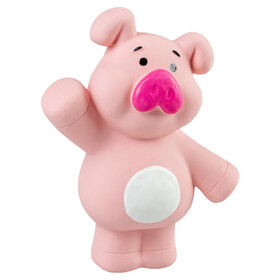 Abbildung Duvo+ Hundespielzeug Schwein Handzeichen aus Latex rosa