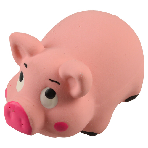 Duvo+ Hundespielzeug Schwein unschuldig Latex rosa