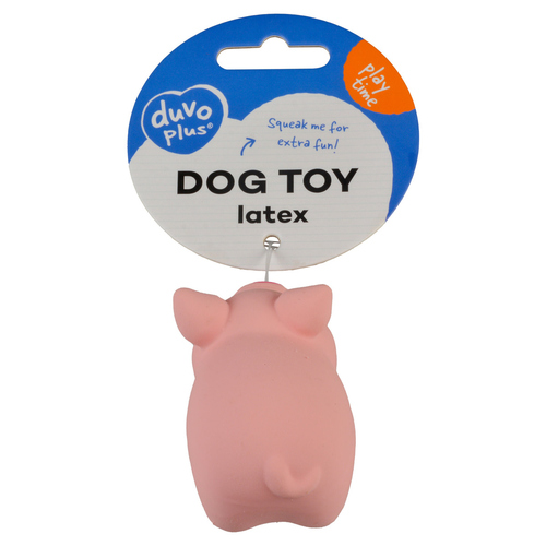 weitere Abbildung Duvo+ Hundespielzeug Schwein unschuldig Latex rosa