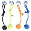 Duvo+ Hundespielzeug Scooby Seil Dummy Ball bunt Abbildung 2