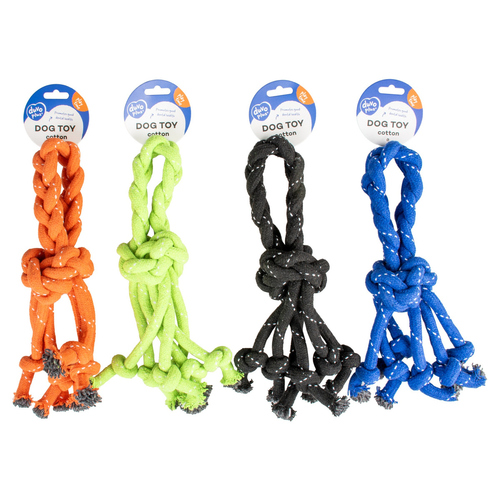 weitere Abbildung Duvo+ Hundespielzeug Scooby Seil Knot mit Schlaufe bunt