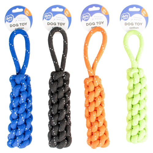 weitere Abbildung Duvo+ Hundespielzeug Scooby Seil Stick mit Schlaufe bunt