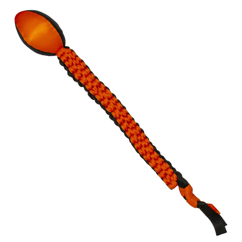 Duvo+ Hundespielzeug Sporty Rugbyball mit Schwanz schwarz/rot