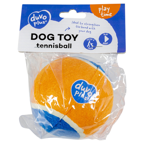 weitere Abbildung Duvo+ Hundespielzeug Tennisball orange/blau