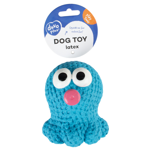 weitere Abbildung Duvo+ Hundespielzeug Tintenfisch aus Latex blau