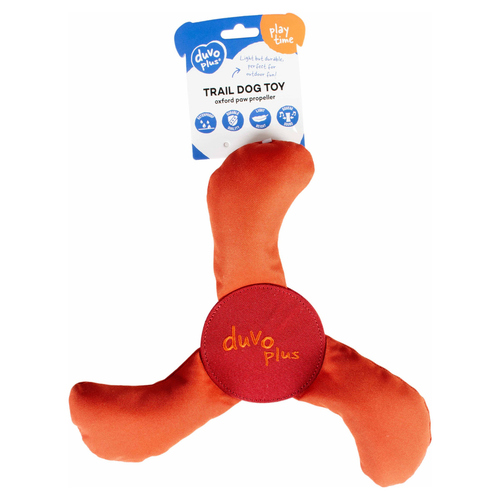weitere Abbildung Duvo+ Hundespielzeug Trail Oxford Paw Propeller orange