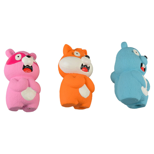 Duvo+ Hundespielzeug Überraschung Fuchs/Bär/Biber Latex