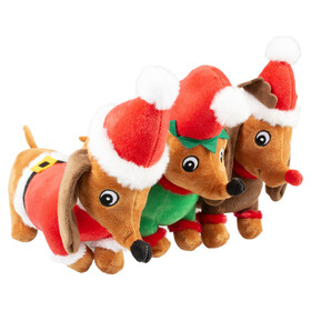 Abbildung Duvo+ Hundespielzeug Xmas Hund aus Plsch
