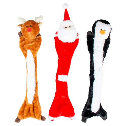 Duvo+ Hundespielzeug Xmas Kuscheltier mit Crackle-Papier