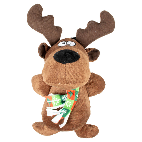 Duvo+ Hundespielzeug Xmas Plüsch Rentier braun