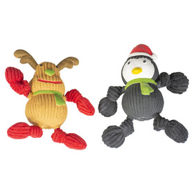 Abbildung Duvo+ Hundespielzeug Xmas Rentier & Pinguin Latex