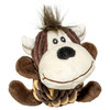 Duvo+ Hundespielzeug Zoo Friends Affe Ball braun Abbildung 1