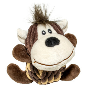 Abbildung Duvo+ Hundespielzeug Zoo Friends Affe Ball braun