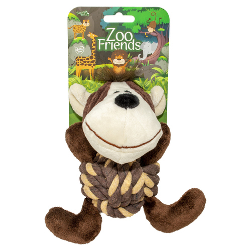 weitere Abbildung Duvo+ Hundespielzeug Zoo Friends Affe Ball braun