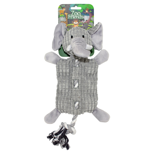 weitere Abbildung Duvo+ Hundespielzeug Zoo Friends Elefant flach grau