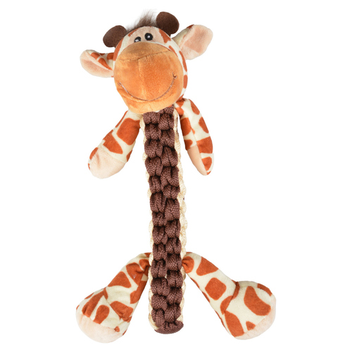 Duvo+ Hundespielzeug Zoo Friends Giraffe Stick braun