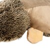 Duvo+ Hundespielzeug mega Igel quietschend aus Plüsch braun Abbildung 4