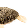 Duvo+ Hundespielzeug mega Igel quietschend aus Plüsch braun Abbildung 5