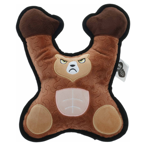 Duvo+ Hundespielzeug wütender Bär braun