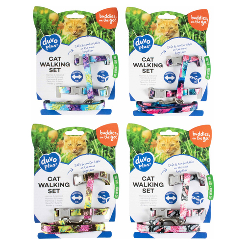 Duvo+ Katzen-Garnitur floraler Spritzer