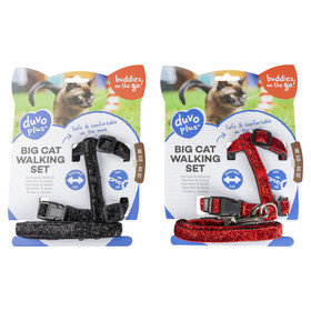 Abbildung Duvo+ Katzen-Spazierset Glitter gro