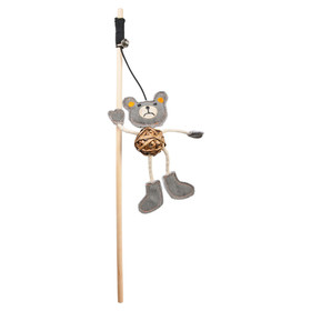 Abbildung Duvo+ Katzenangel Canvas Br braun/grau
