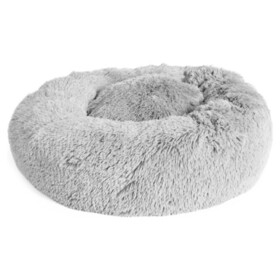 Abbildung Duvo+ Katzenbett Snug Donut hellgrau