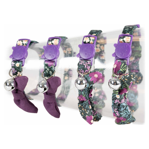 weitere Abbildung Duvo+ Katzenhalsband Retro-Blumen