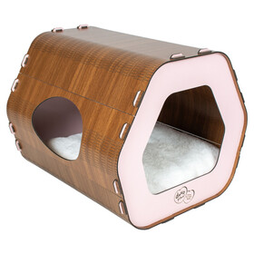 Abbildung Duvo+ Katzenhaus MDF Rose rosa