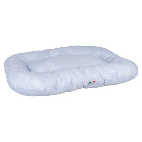 Abbildung Duvo+ Katzenkissen oval gesteppt mellow-blau
