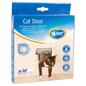 Abbildung Duvo+ Katzenklappe wei