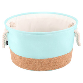 Abbildung Duvo+ Katzenkorb Guava Cork & Poly rund trkis