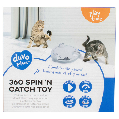 weitere Abbildung Duvo+ Katzenspielzeug 360 Spin n Catch wei