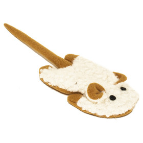 Abbildung Duvo+ Katzenspielzeug Cushy knisternde Maus braun/wei