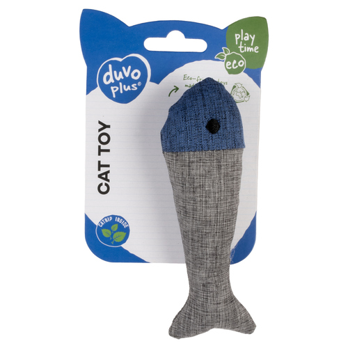 weitere Abbildung Duvo+ Katzenspielzeug Eco Navy Fisch & Katzenminze