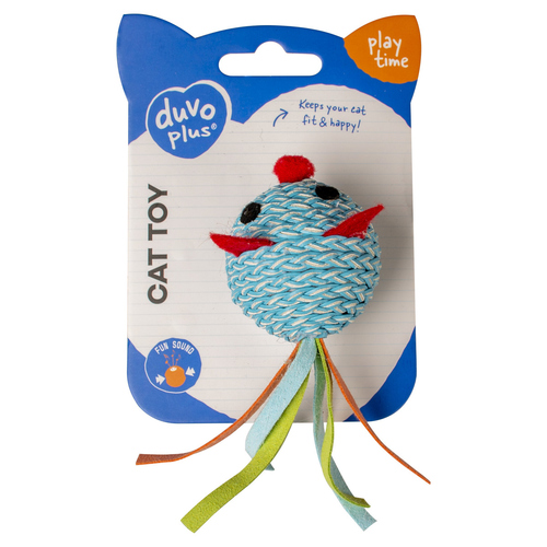 weitere Abbildung Duvo+ Katzenspielzeug Jolly Ballmaus blau