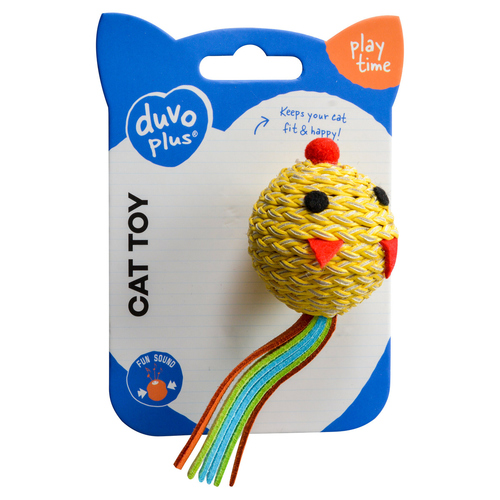 weitere Abbildung Duvo+ Katzenspielzeug Jolly Ballmaus gelb