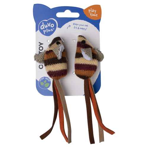 weitere Abbildung Duvo+ Katzenspielzeug Knitted Muse braun